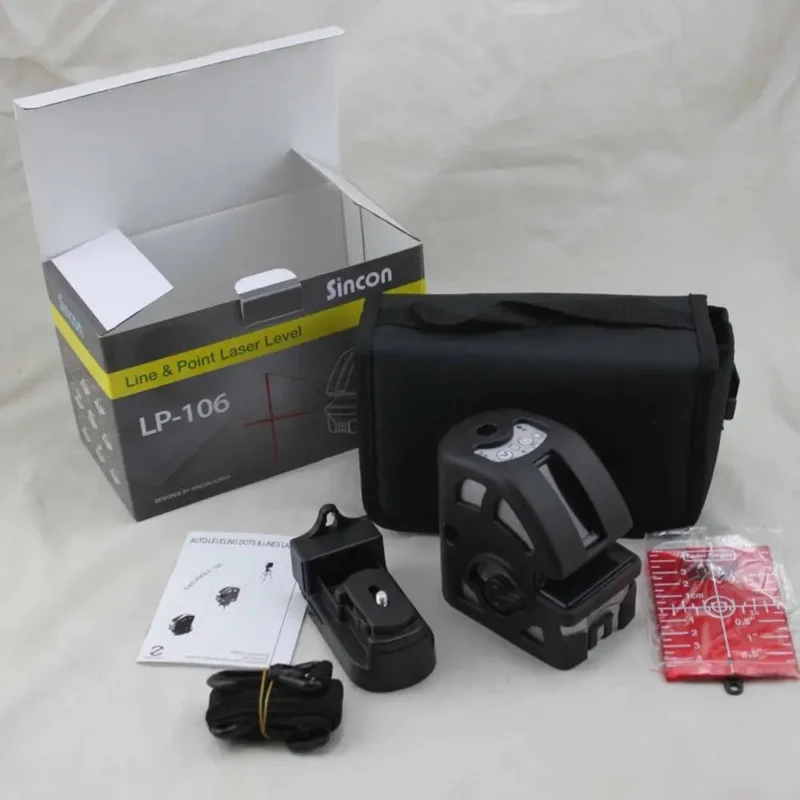 New LP106-line Laser Level 5 points, 1V, 1H