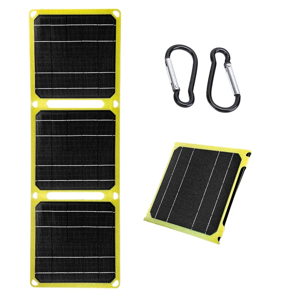 

​30W/40W 5V Portable Battery Phone Charger Foldable Solar Power Bank Solar Panel Chargers for Cell Phone Power Banks Flashlight