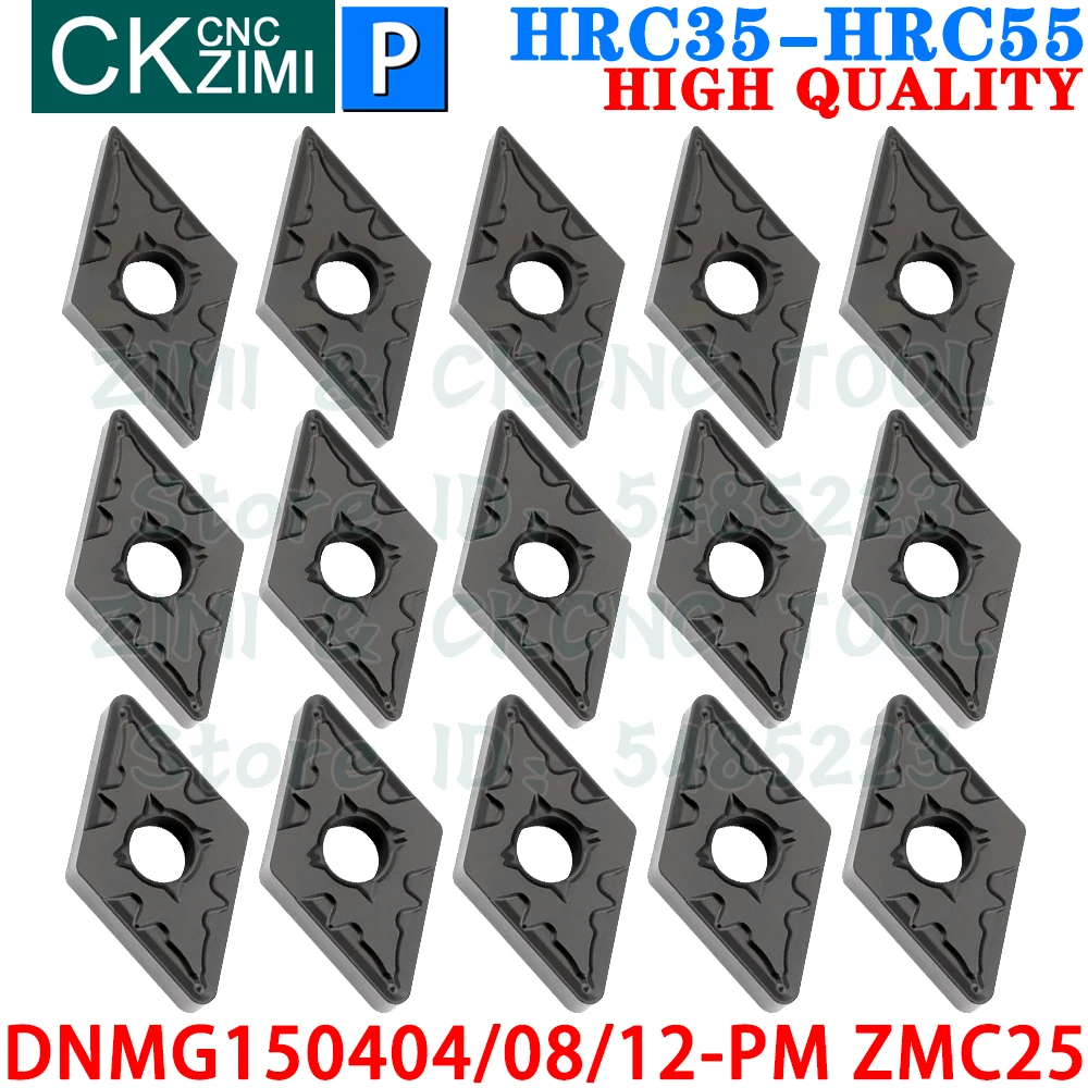 DNMG150404-PM DNMG150408-PM DNMG150412-PM ZMC25 เม็ดมีดคาร์ไบด์ เครื่องมือเม็ดมีดกลึงภายนอก DNMG 1504 DNMG1504 DNMG431 DNMG432 DNMG433 PM ซีเอ็นซี เครื่องกลึงโลหะ เครื่องมือตัดกลึง สำหรับเหล็ก