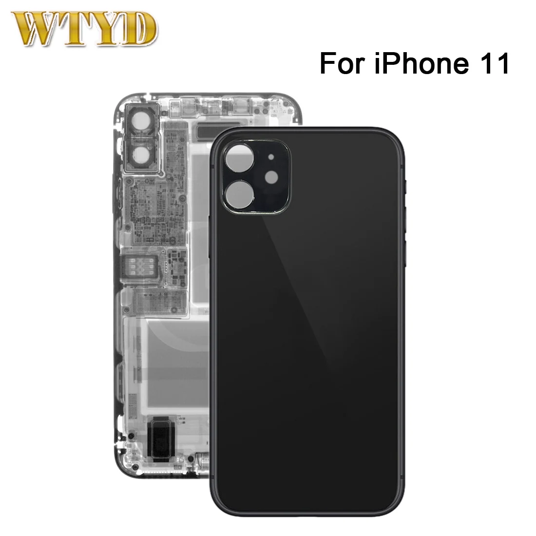 Glass Battery Back Cover For iPhone 11 Mobile Phone Replacement Parts