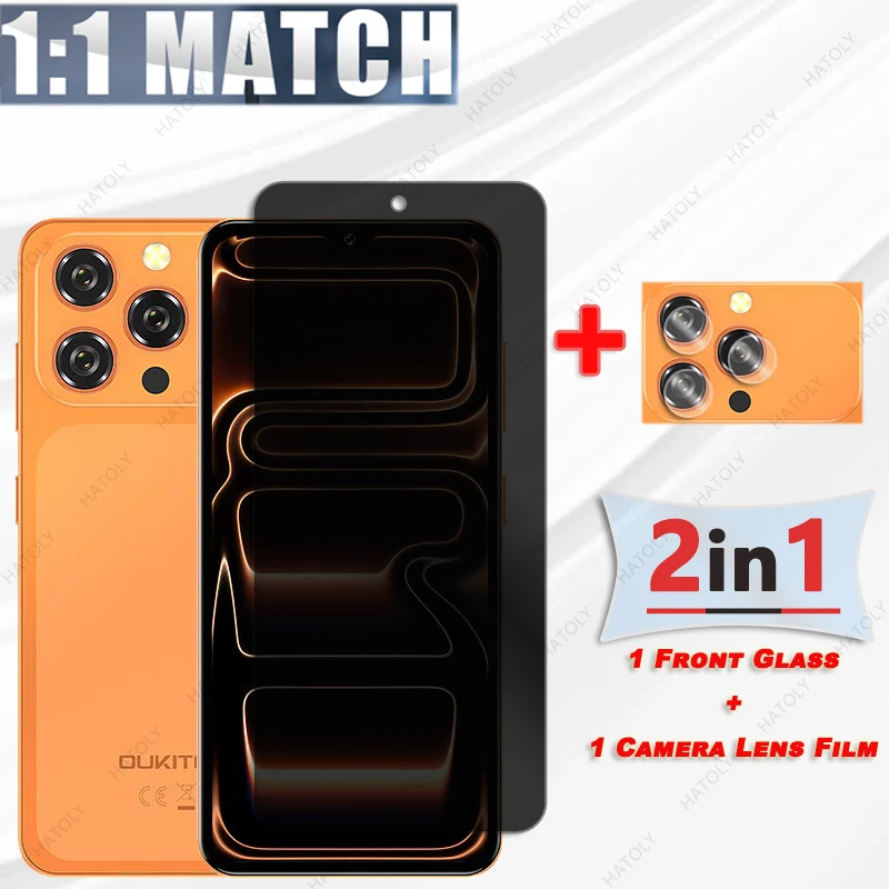 

Anti-spy Glass For Oukitel C17 Glass Privacy Screen Protector For Oukitel C17 Anti Glare Camera Lens Protector For Oukitel C17