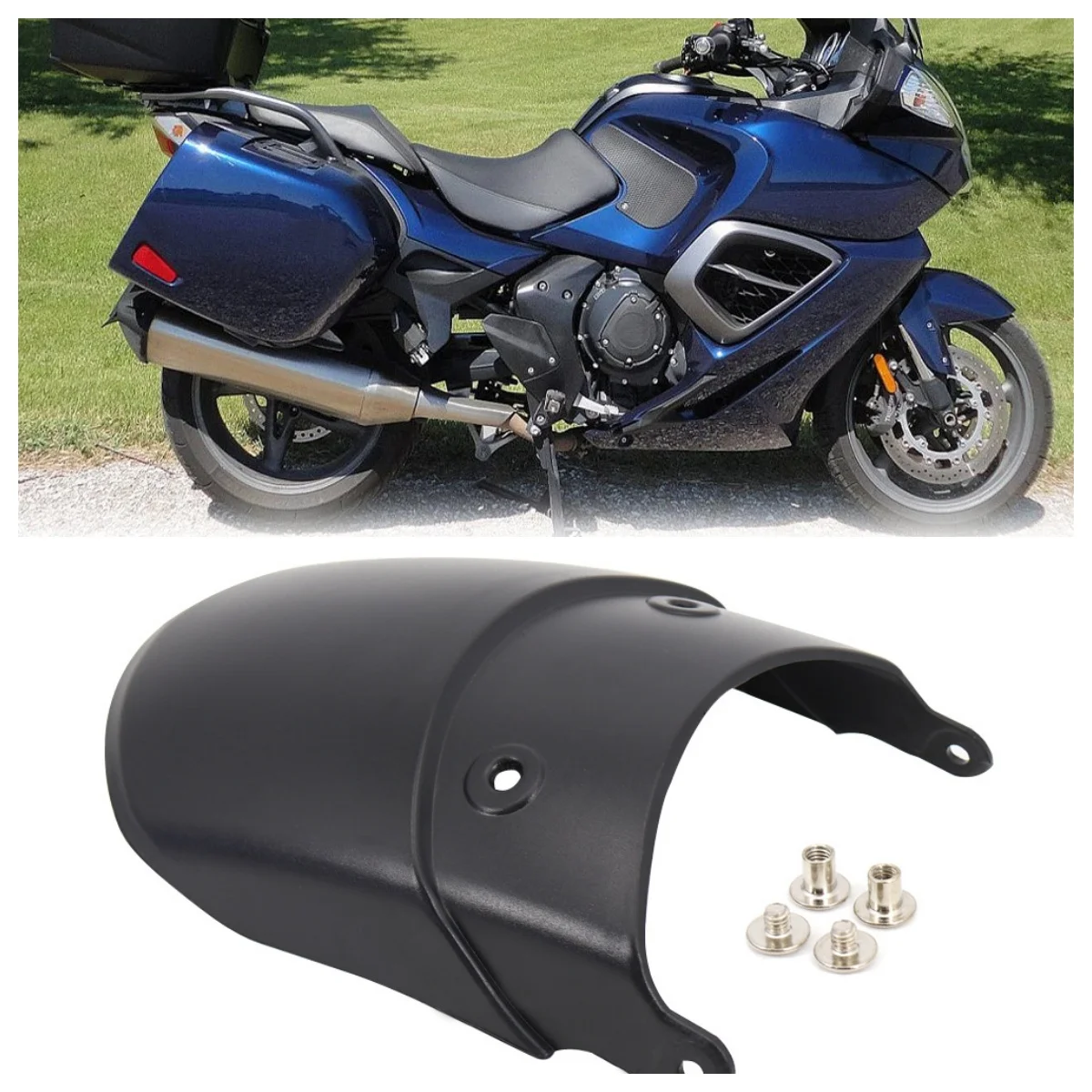 

Motorcycle Front Fender Extender For Triumph Trophy 1215&SE ABS Mudguard Extension Black Splash Guard Motorcycle Accessories