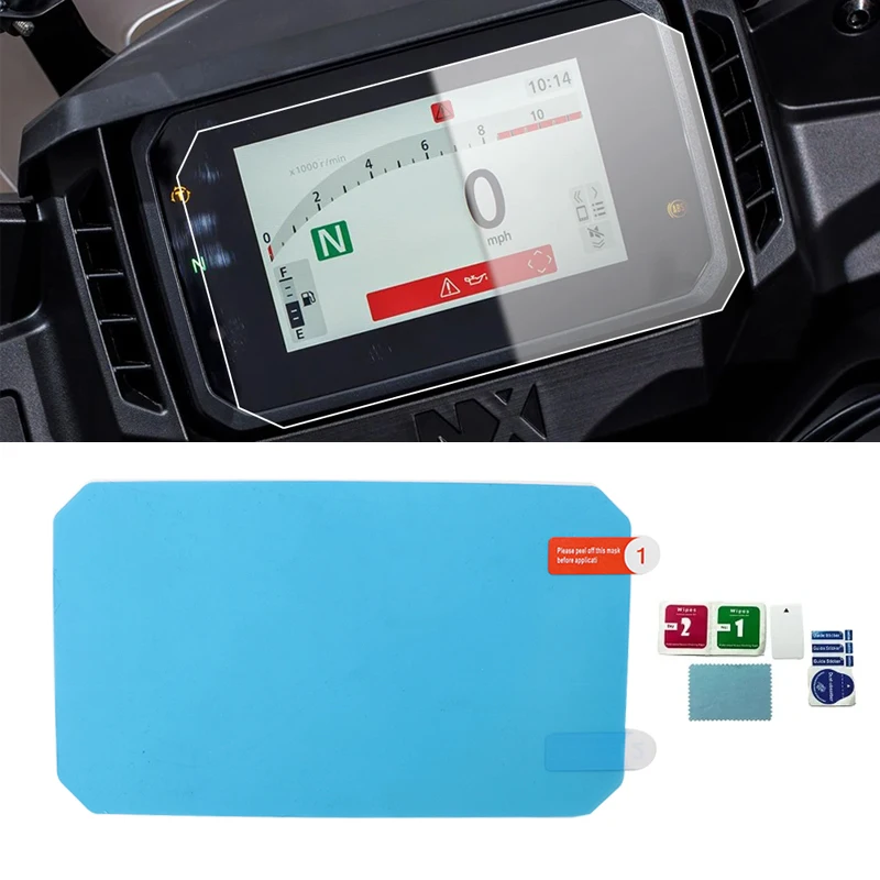 For Honda NX500 NX 500 2024 2025 Motorcycle Scratch Cluster Screen Dashboard Protection Instrument Film Accessories