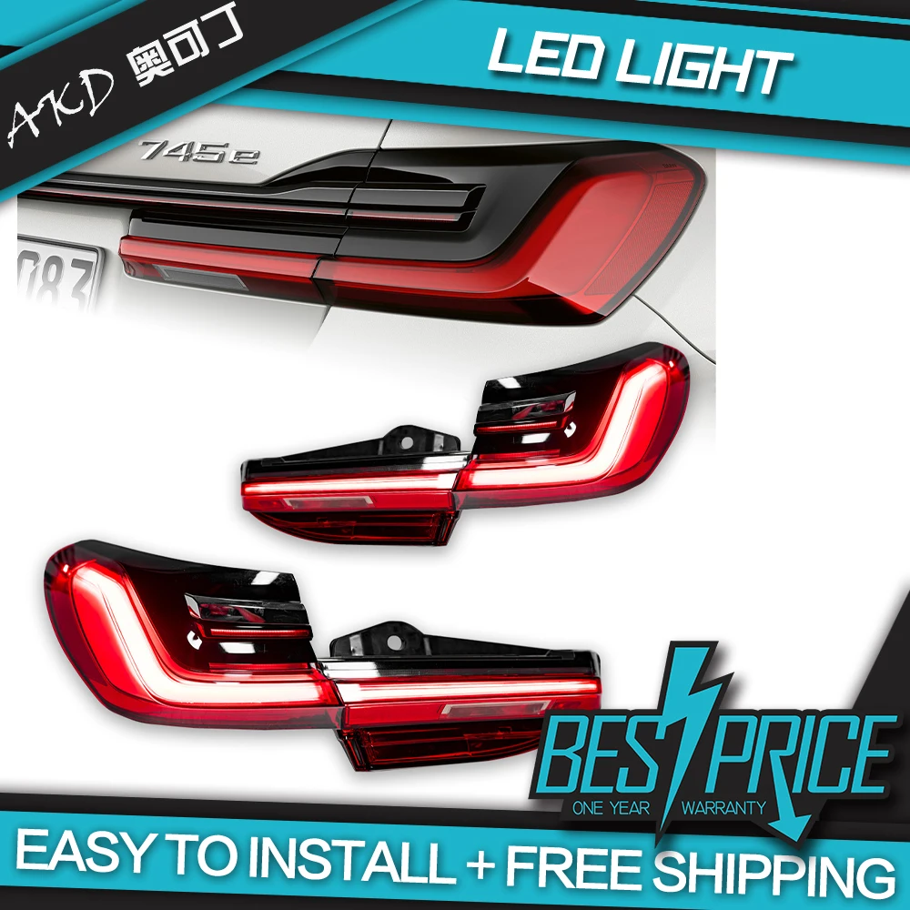 Car LED Tail Light Taillight For 7 Series G11 G02 Tail Lights G12 Style LED Tail Light DRL Signal Dynamic Turn Signal