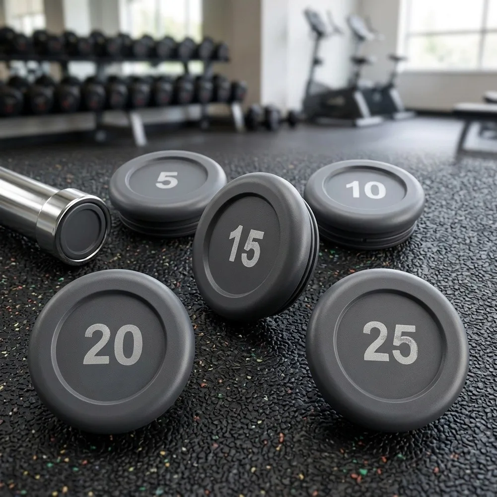 Gym Rack Protector Plate Storage Stopper Lightweight Construction Compact Practical Size Digital End Cap For Weights