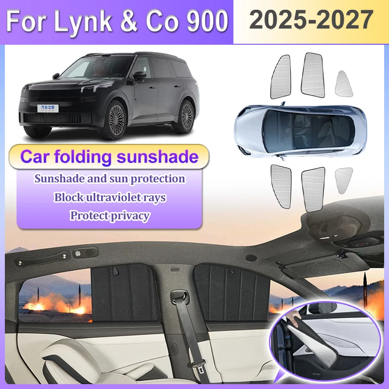 

Складные солнцезащитные шторки для Lynk Co 900 (2025, 2026, 2027) – Защитный чехол-козырек для автомобиля, аксессуары для тюнинга, обеспечивающие конфиденциальность