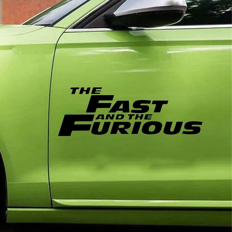 

Car Vinyl Decal The Fast and The Furious Sticker Waterproof Removable for Car Motorcycle Laptop Auto Body Decoration