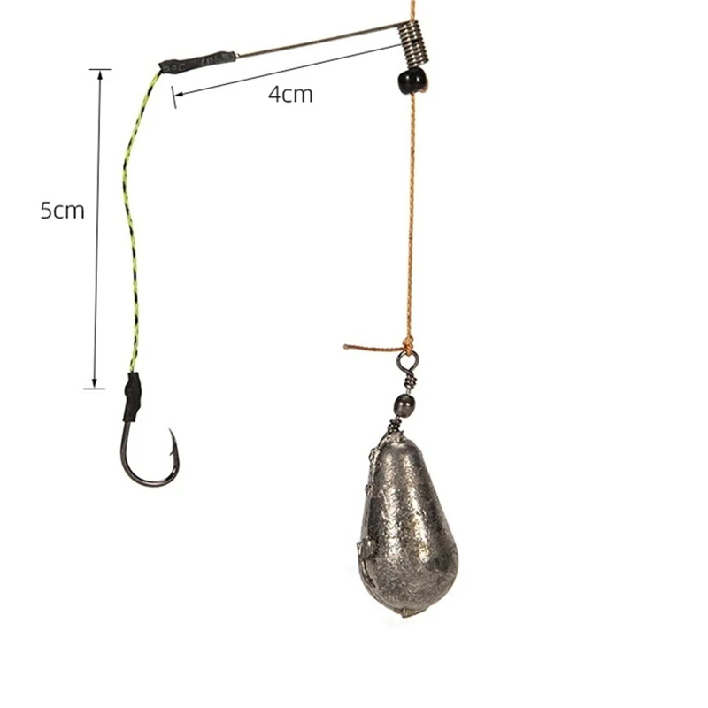 قفص طعوم صيد سمك شبوط الزيتون ، جهاز تغذية مربع متداخل ، قفص زنبرك مضاد للتعليق ، قفص إغراء الصيد ، 1 2