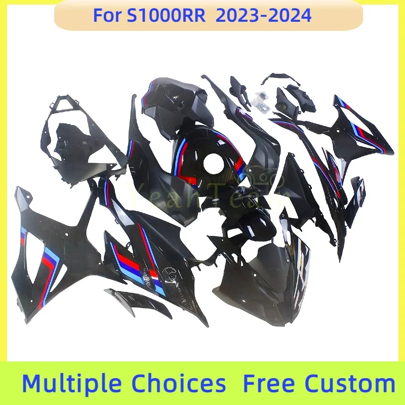 

Customiza Full Fairing Kit for S1000RR 2023 2024 Gloss Black Motorcycle Injection Bodywork Set Pre-Drilled
