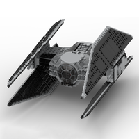 NEW 795PCS Famous star battle Movie MOC TIED Avenger space fighter model DIY creative ideas Child Assembly Toy Gift brick Blocks