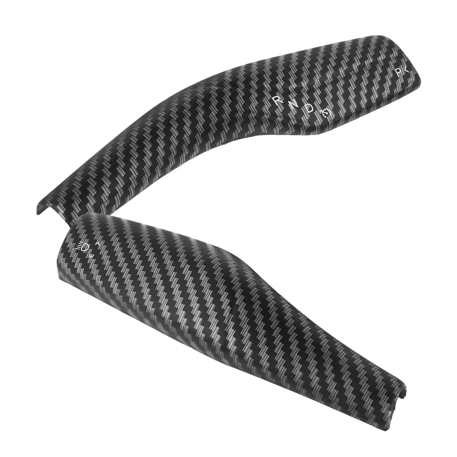 

2Pcs Stylish Gear Lever Covers Durable Fading Resistant Easy Install Car Accessories Shift Paddle Cover Interior Decor