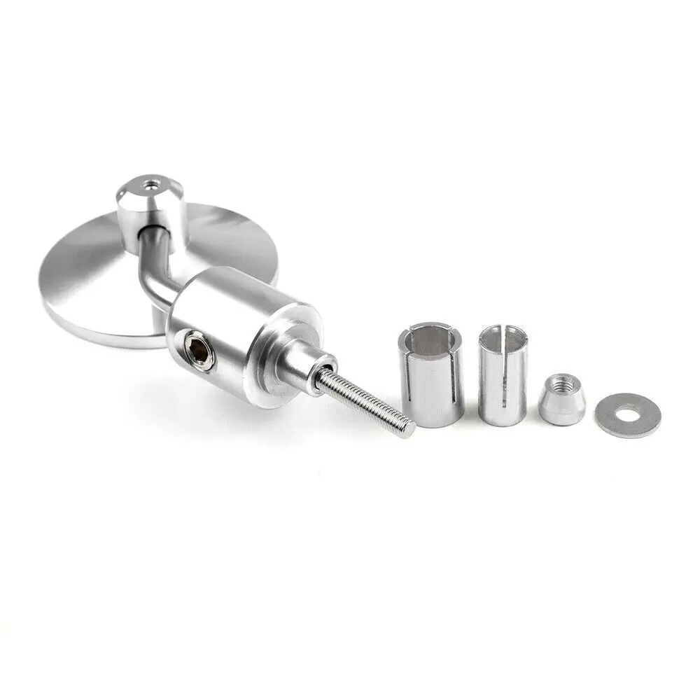 دراجة نارية عالمية باستخدام الحاسب الآلي الألومنيوم الرؤية الخلفية 3 "مقود نهاية 7/8" المرايا لكاواساكي ياماها هوندا سوزوكي دراجة نارية المروحية