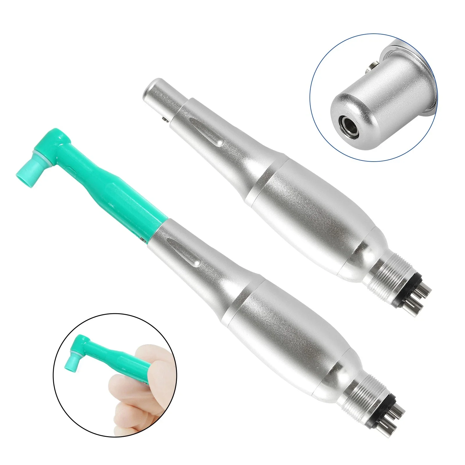 Dental Hygiene Prophy Handpiece Air Motor 4 Holes With 4:1 Nose Cone 4000rpm