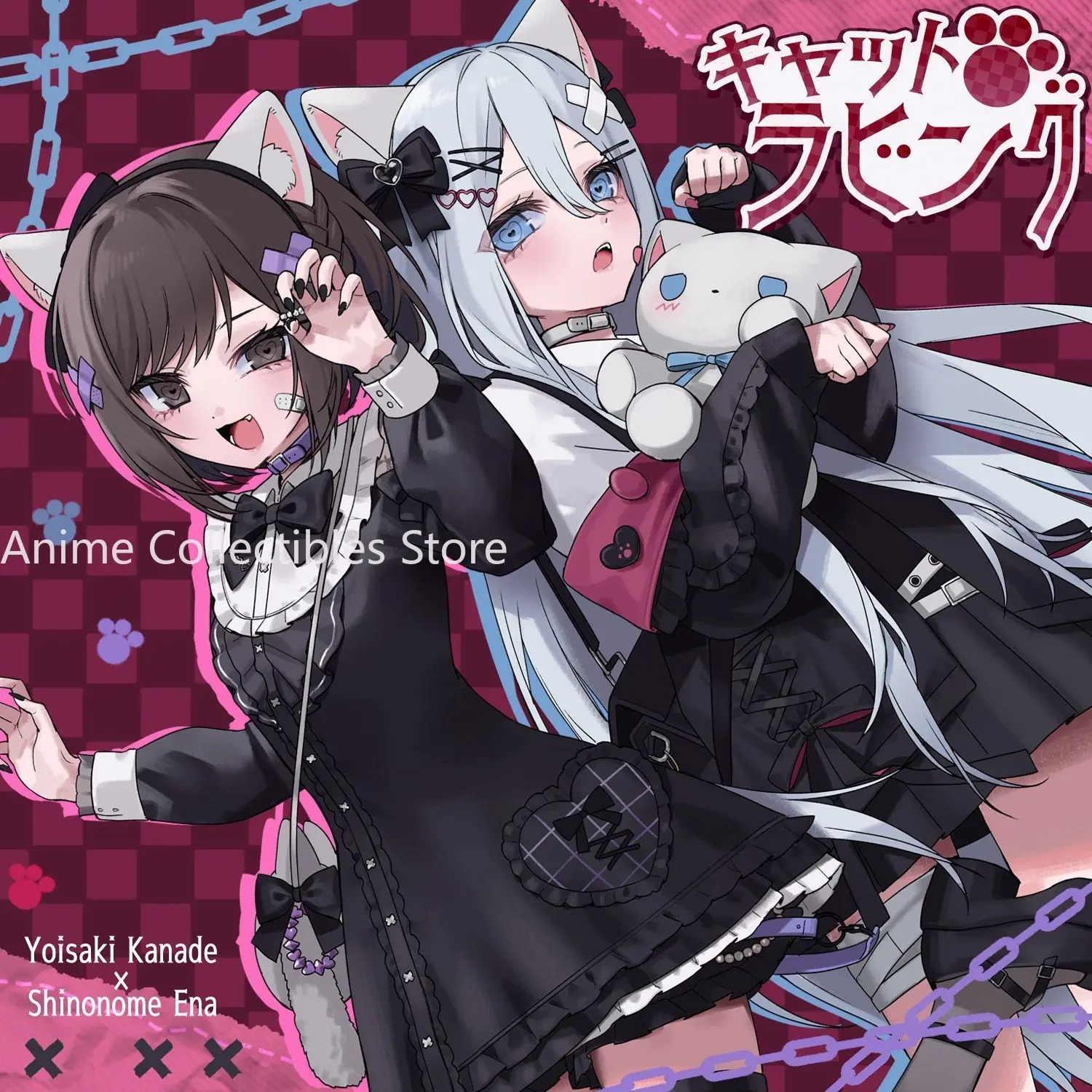 

Anime Project Sekai Yoisaki Kanade Ena Shinonome Badge Cartoon Brooch Acrylic Stand Model Plate Desk Decor Colored Paper