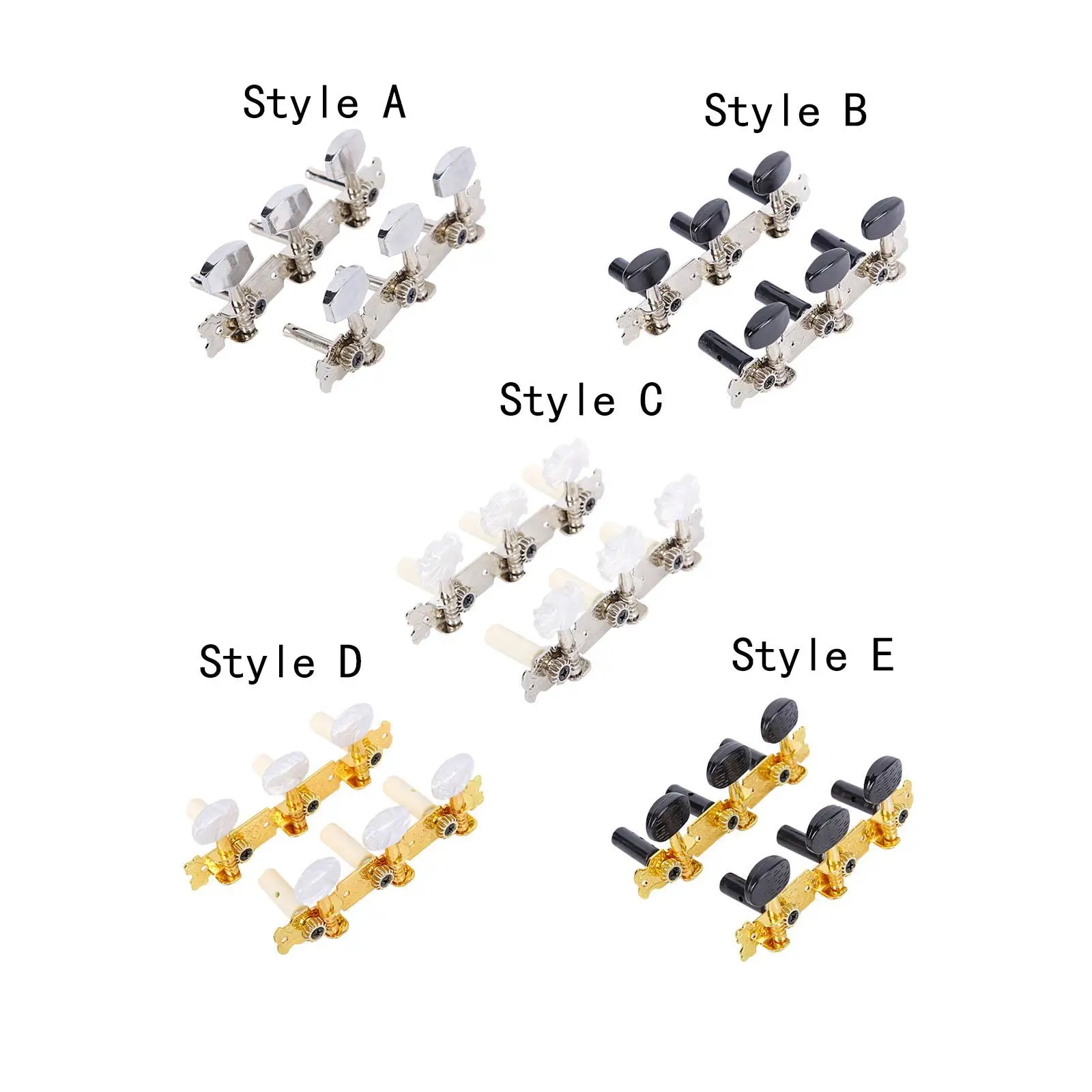 Guitar String Tuning Pegs Guitar Accessories Repalce Easy to Install Tuning Keys Knobs Machine Heads for Acoustic Guitar Accs