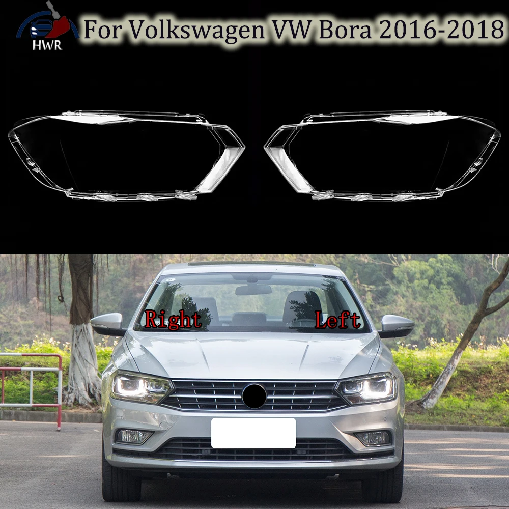 

Headlamp CoverTransparent Mask Headlight Shell Lens Plexiglass Replace Original Lampshade For Volkswagen VW Bora 2016 2017 2018