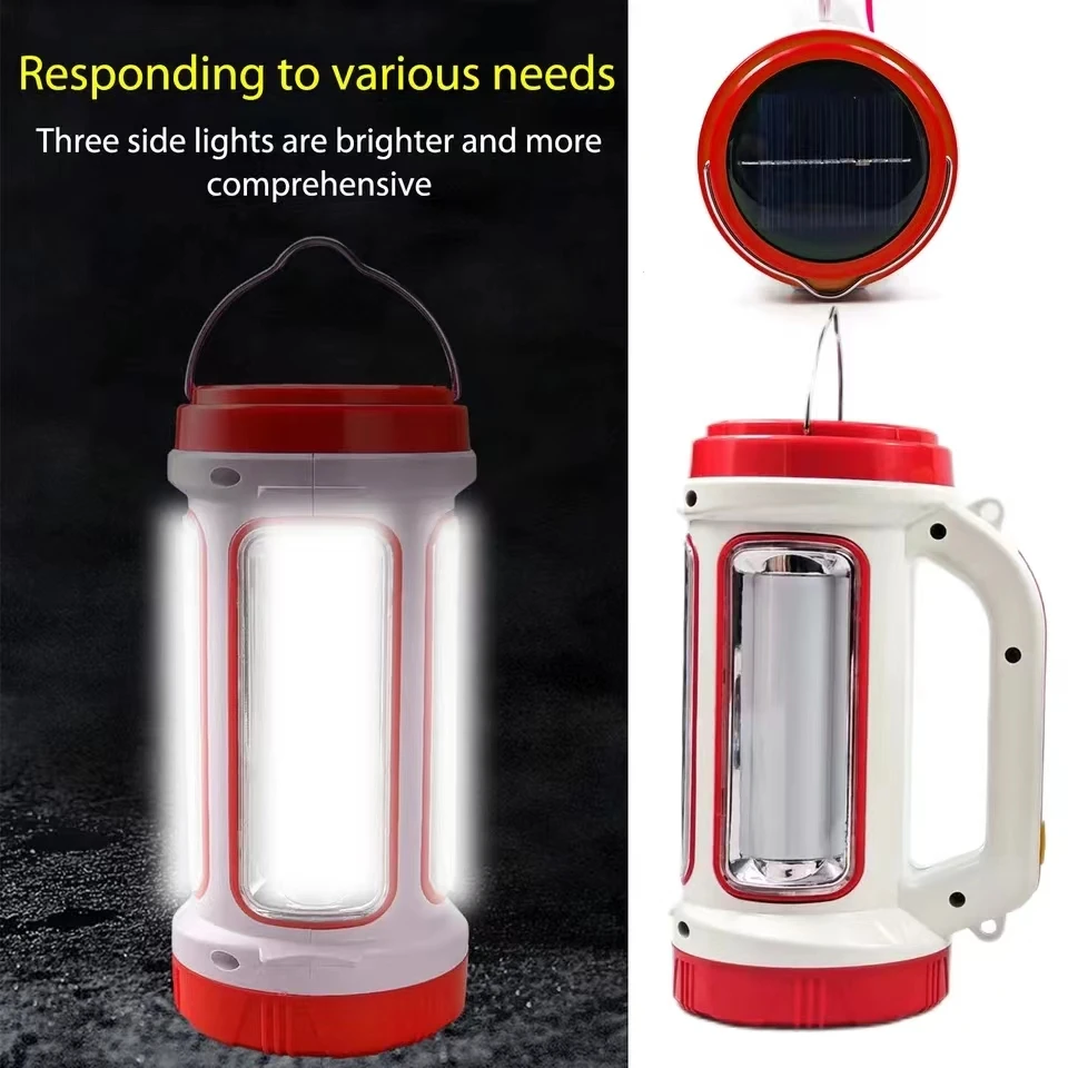 Flashlight LED portable light outdoor searchlight long-range multifunctional USB charging high-power camping emergency lighting