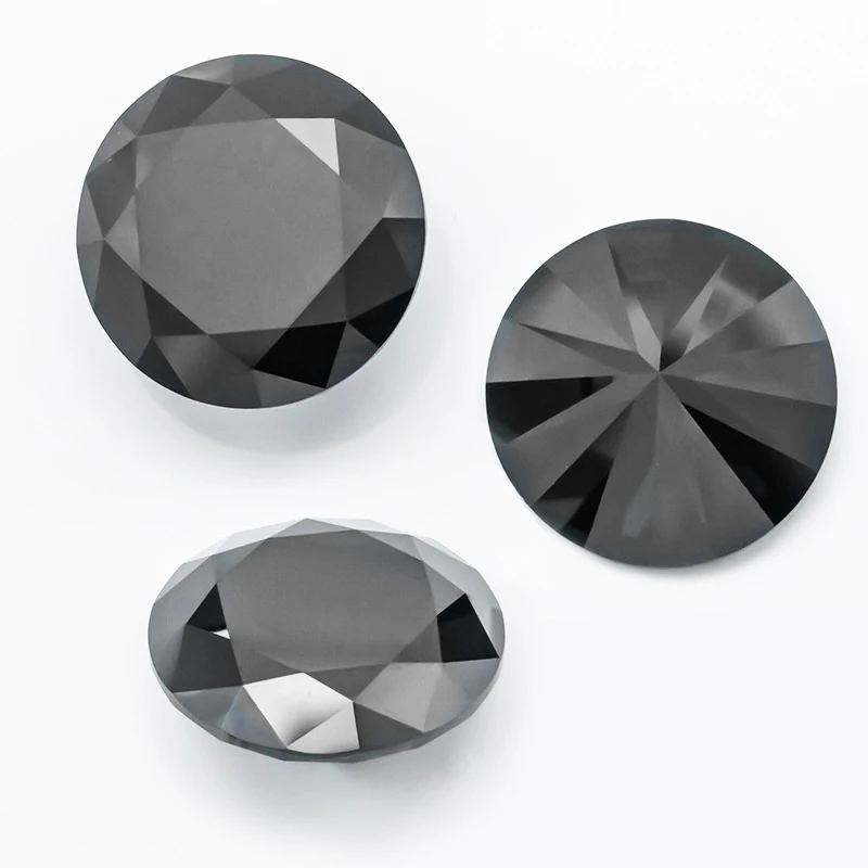 

Никогда не выцветает черный 3EX муассанит круглой огранки свободные камни с сертификатом GRA 0,1-6,0 карата проходит тестер бриллиантов для маркировки ювелирных изделий