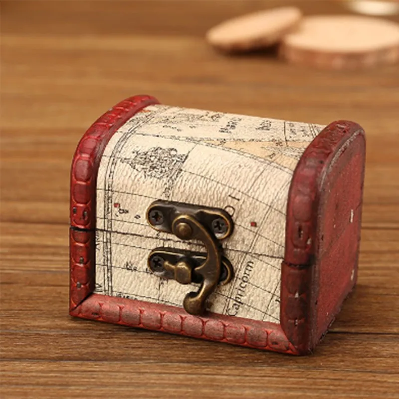 

European-Style Wooden Boxes Storage Wedding Candy Jewelry Boxes Decorative Display Props Organization