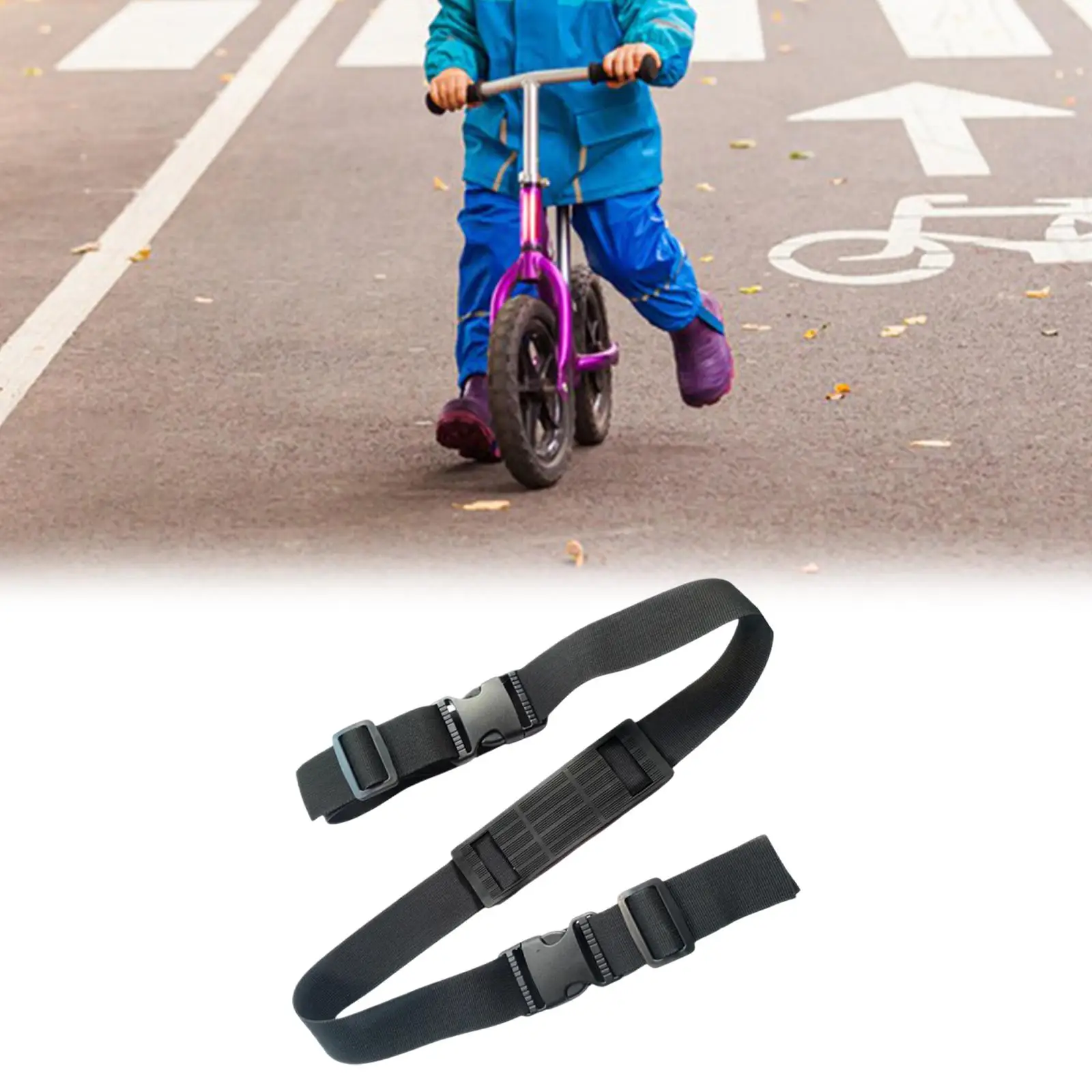 สายสะพายไหล่สกู๊ตเตอร์สายรัดแบบปรับได้ทดแทนอุปกรณ์เสริมระดับมืออาชีพพร้อมแผ่นรองไหล่กันลื่นสำหรับกระดานสกี