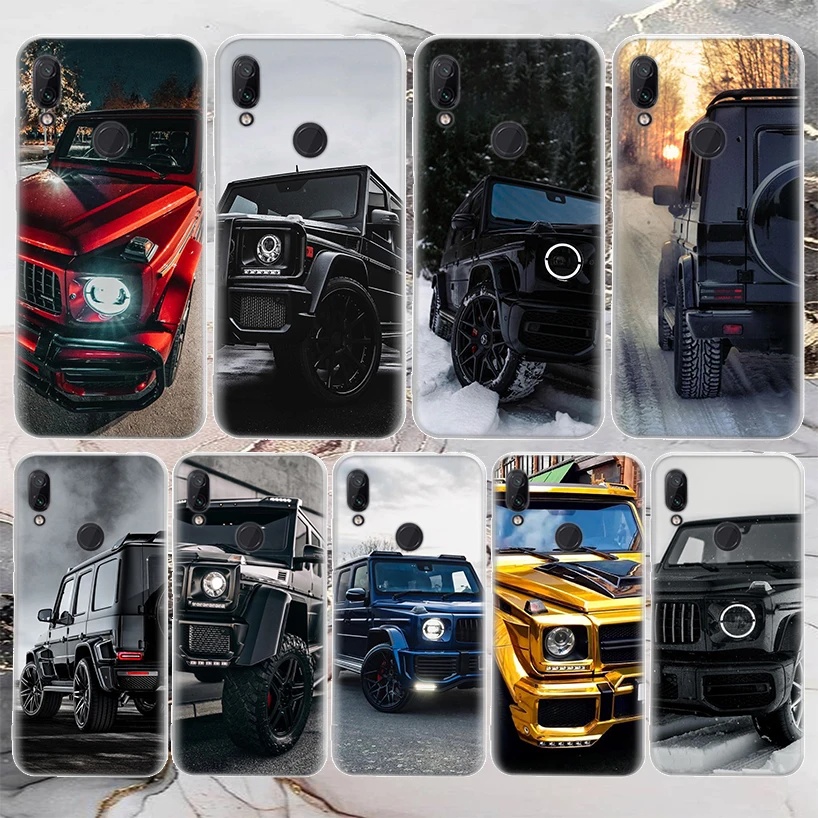 Black Sport Cars Male Men G63 Soft Phone Case For Xiaomi Mi 12T 11T 10T 9T 11 10 Lite 12 Pro 12X 11i 9 8 13 5X 6X Ultra Pattern