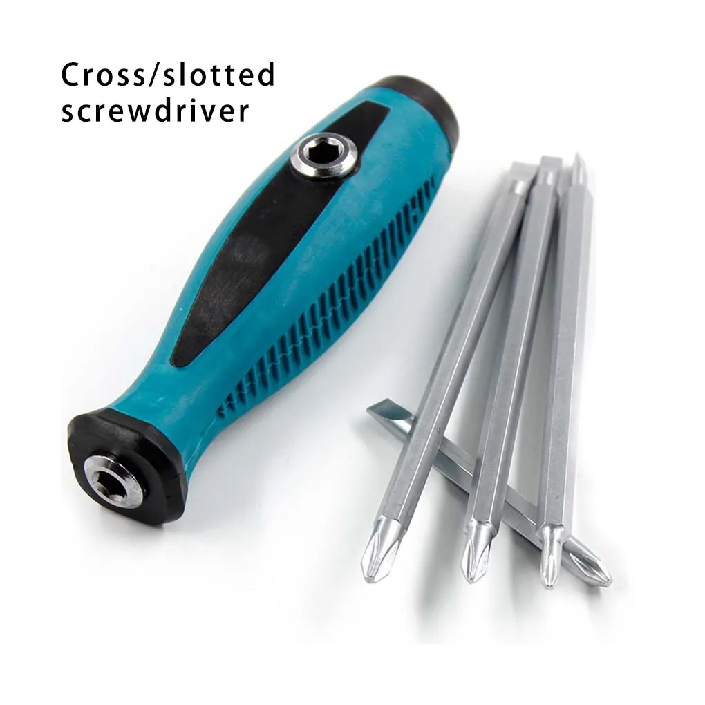 Universal Screwdriver Set Household Garage Office Portable Straight Crossed Screw Driver Kit Repair Tool Handtool