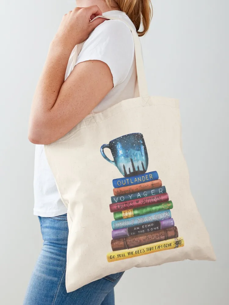 Outlander Lover Tote Bag Cloth bag personalized tote handbag reusable grocery bags Canvas Tote Bag