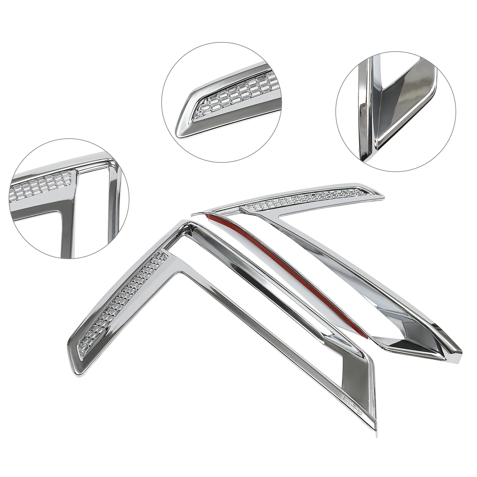 

2PCS Front Fog Light Cover Trim for 2023 Honda CR-V CRV, Chrome ABS Car Accessories