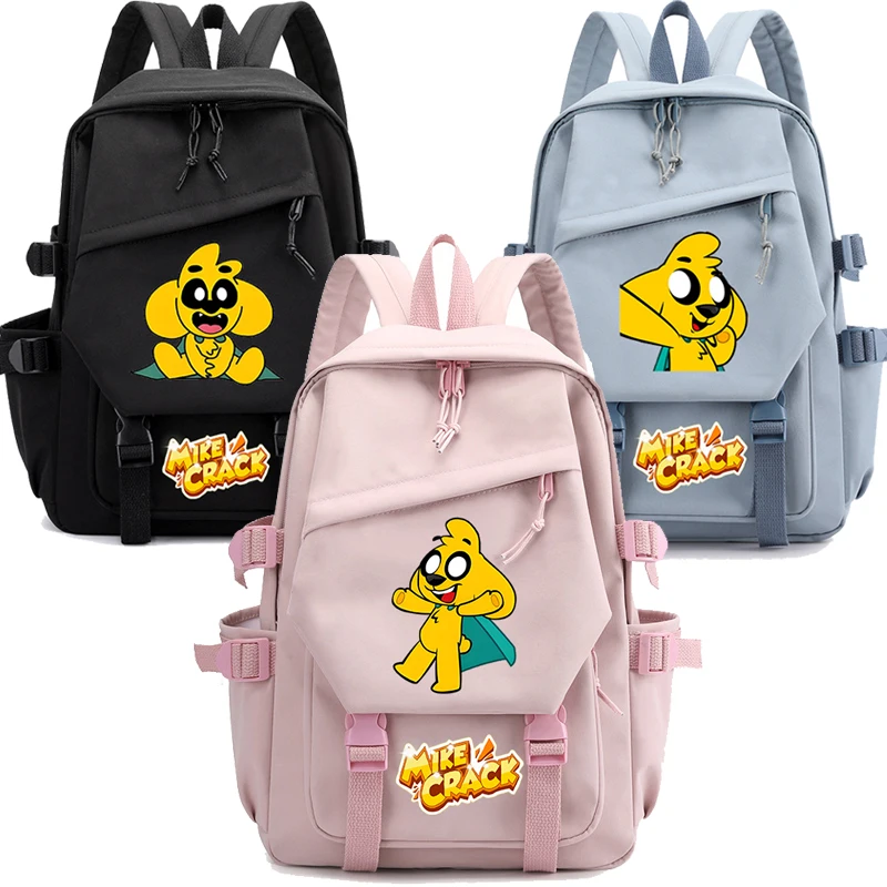 Nueva Mochila Game Mikecrack, Mochila de Moda de Gran Capacidad con Compartimentos, Mochila de Anime para Niños, Mochila Escolar, Regalo de Cumpleaños