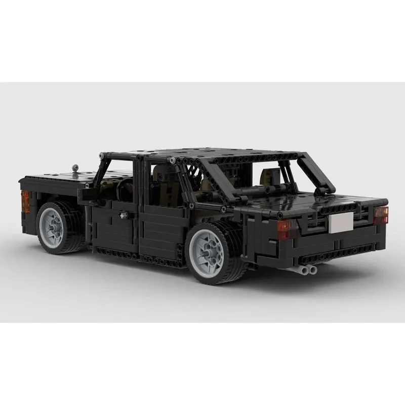 MOC- 199299   Новый классический суперкар W124 500E, гоночный автомобиль 1500, детали MOC, креативный мальчик, детские рождественские строительные блоки, игрушка в подарок