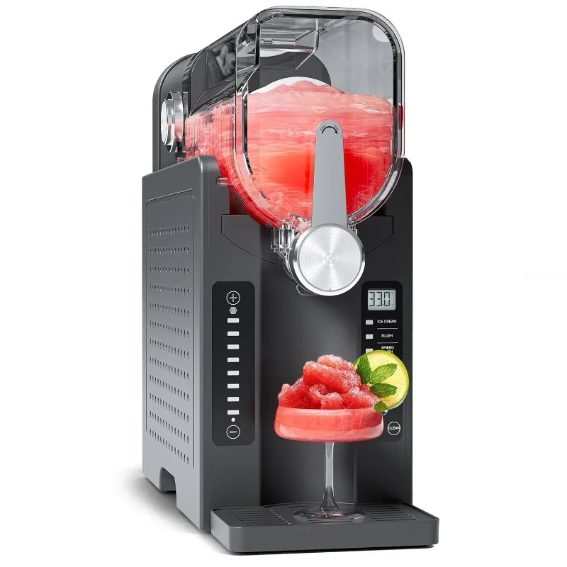 

Slushie Machine No Ice Needed, Slushy Machine for Home, 88 oz Frozen Drink Maker with 6 Preset Programs for Margaritas,