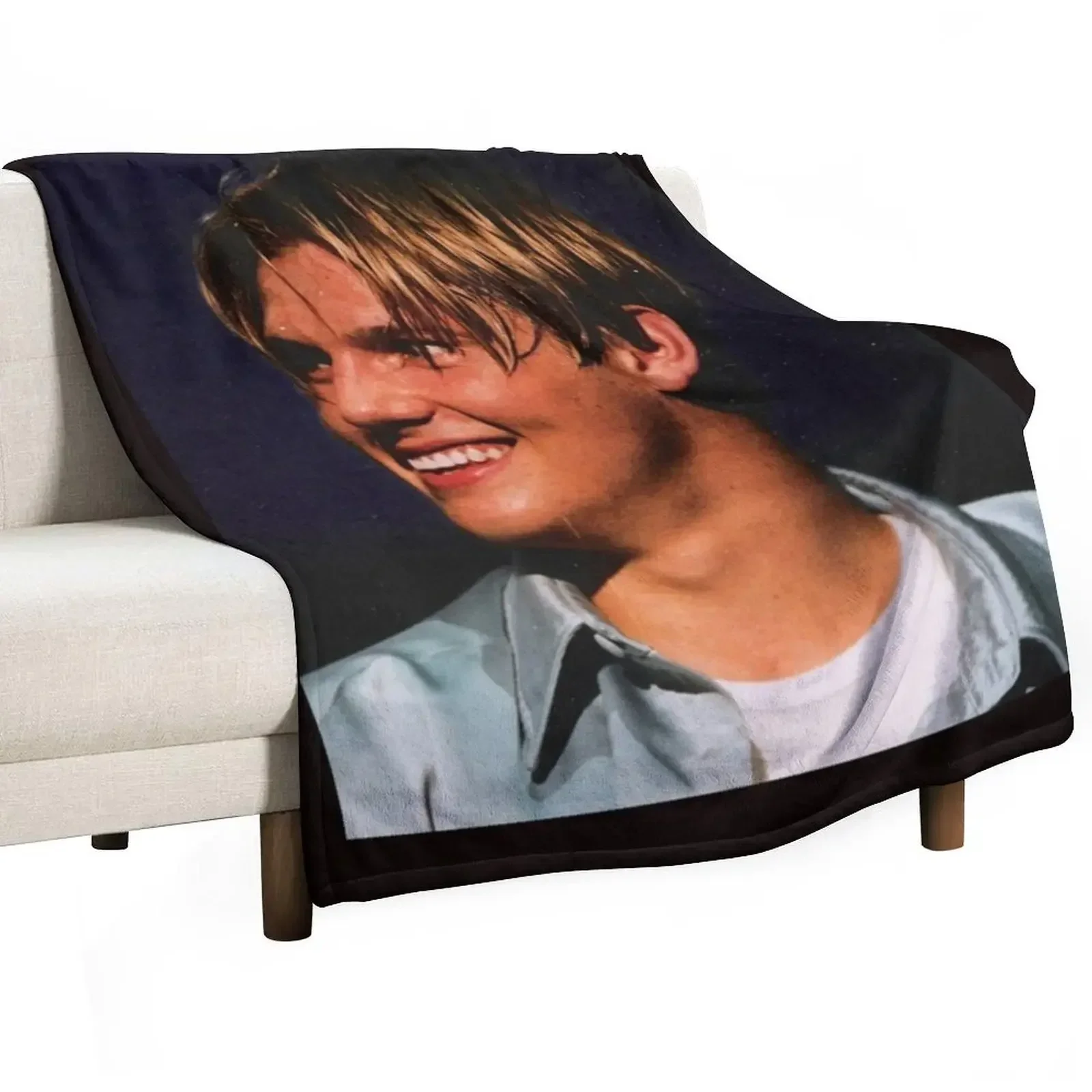 Nick Carter - Poster Throw Blanket Flannel Plaid Blankets