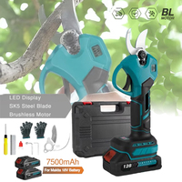 30mm Cordless Electric Pruning Shears Brushless Electric Scissors Fruit Tree Bonsai Pruning Cutter For Makita 18V Battery