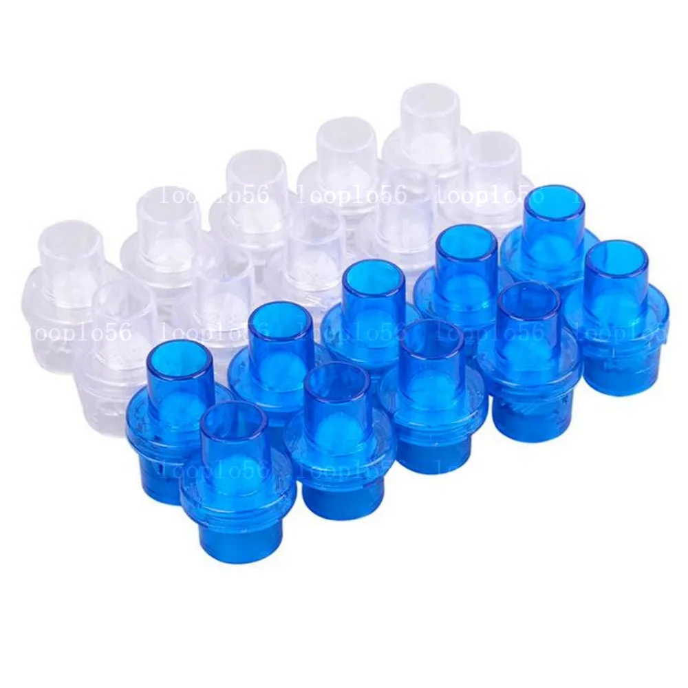 1-10pcs Cpr Emergency Respirator Filter Plug Professional First Aid CPR Breathing Mask Protect Rescuers Artificial Respiration