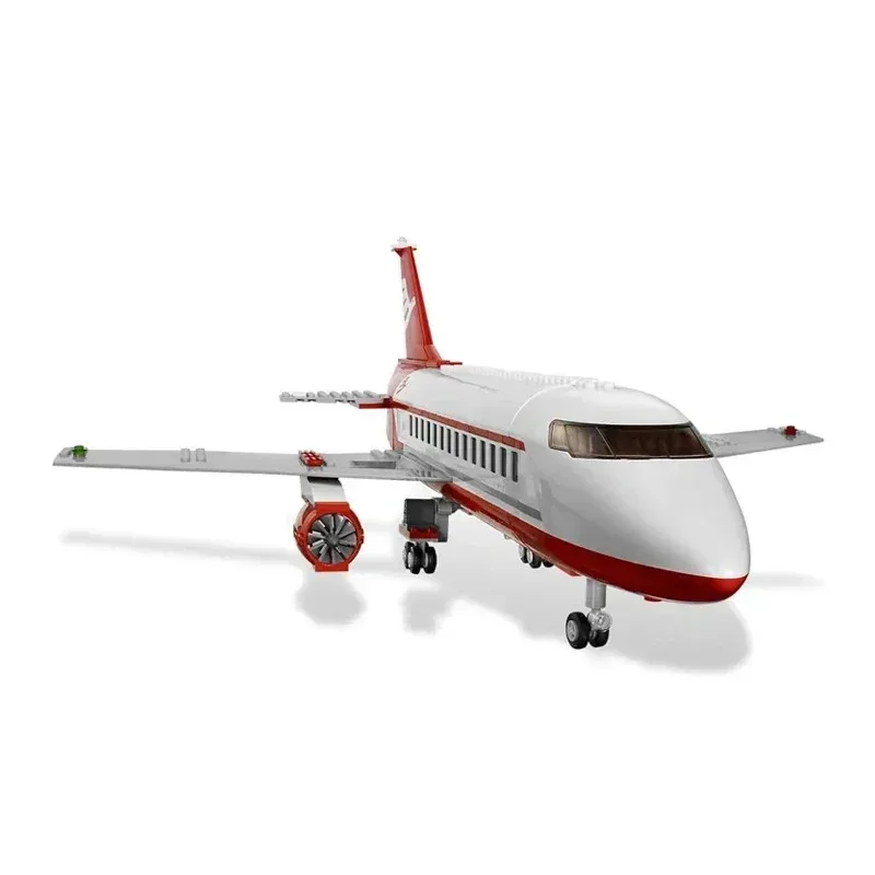 Série da cidade nova estação de aeroporto blocos de construção terminais configurar brinquedos de aeronaves de construção presentes de natal das crianças 703 peças