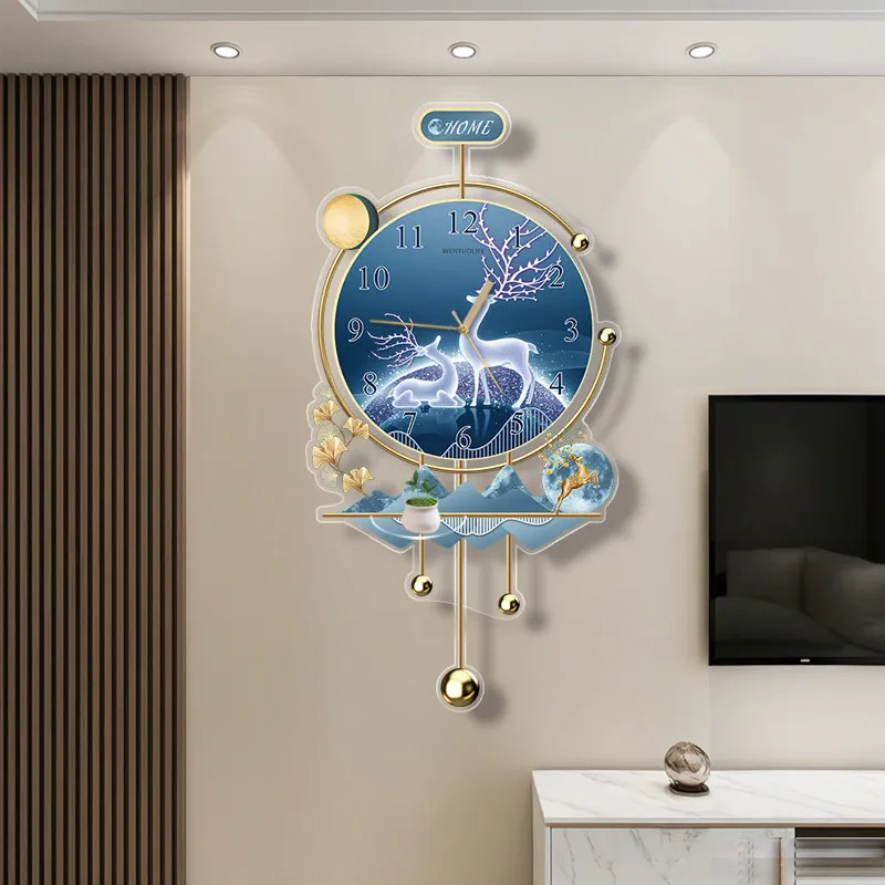 Design Restaurant Wall Watch Digital Living Room Luxury Modern Bedrooms Creative Wall Clocks Design Horloge Murale Wall Decor