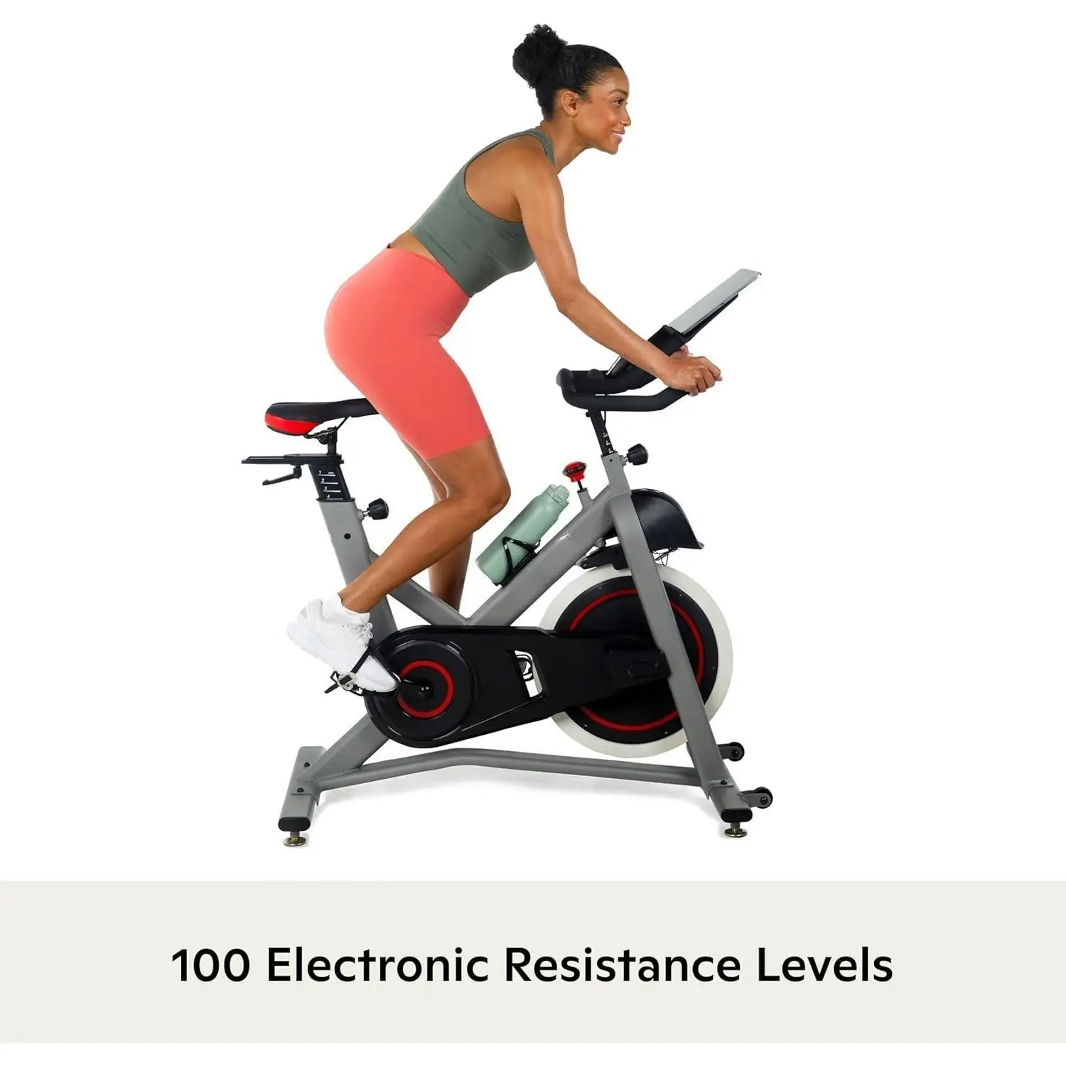 سلسلة دراجات W-Fitness IC الداخلية لركوب الدراجات - مقعد على شكل سباق مهواة قابل للتعديل بالكامل - لياقة داخلية - دراجة تمرين