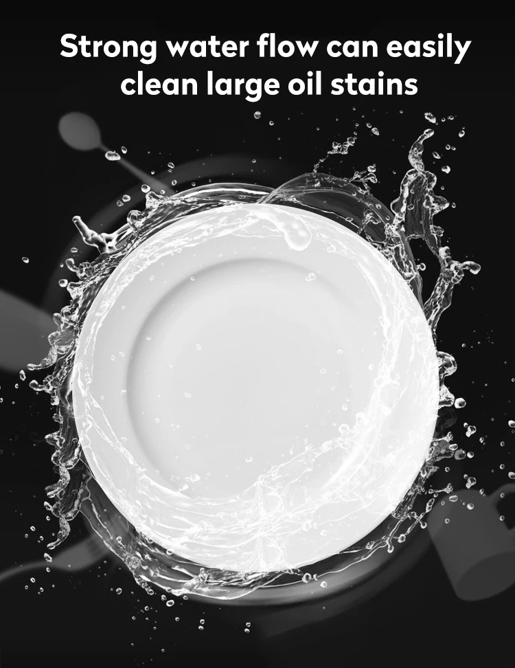 غسالة أطباق أوتوماتيكية صغيرة محمولة للفندق، غسالة أطباق مطبخ منزلية مستقلة