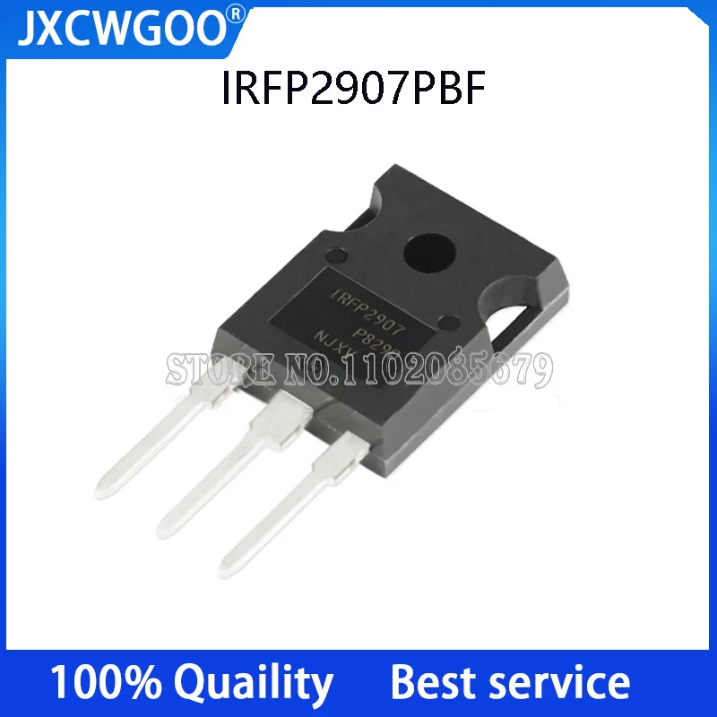 10PCS IRFP2907PBF IRFP2907 TO-247 N-Channel 75v/209a in-line MOSFET  New Original