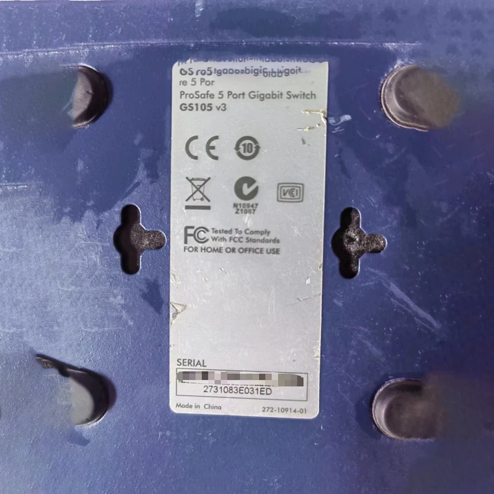 

1 шт. для Netgear GS105 версия v3 пятипортовый полный гигабитный железный корпус с оригинальным источником питания GS105upply GS105