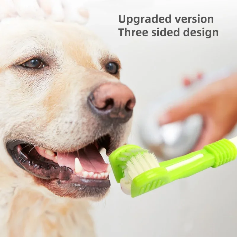 3-Sided Pet Toothbrush for Dogs & Cats – Tartar Remover — detail image 12