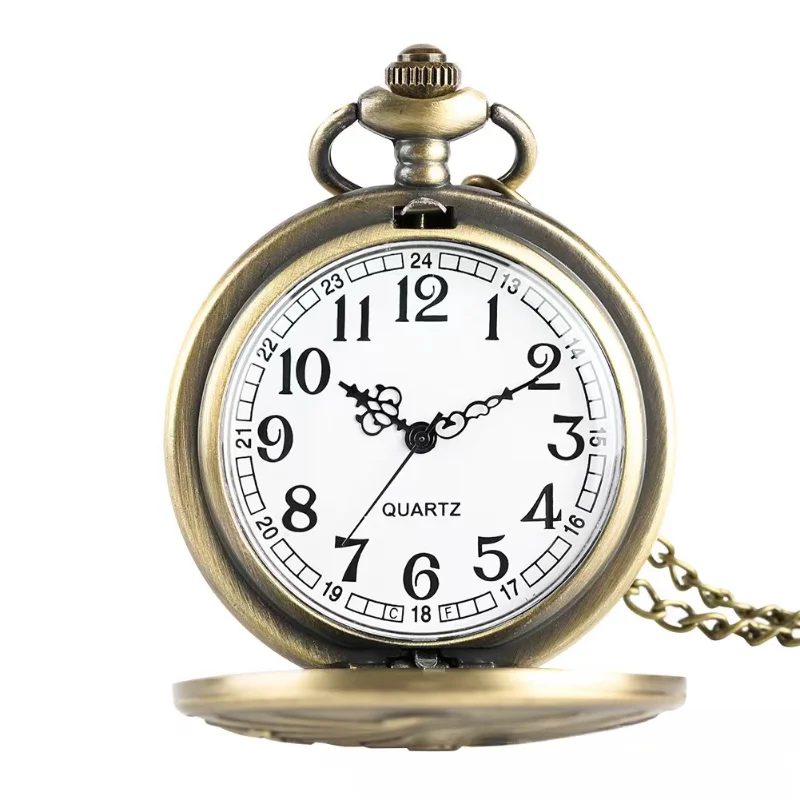 Three-headed Dragon Quartz Pocket Watch
