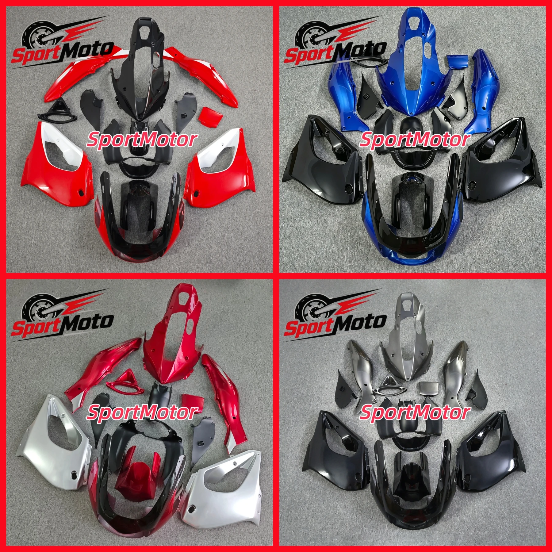 New Moto Fairing Kit Bodywork Rear Tail Front Upper Nose Fender Cowl For Yamaha YZF1000R Thunderace 1996 - 2003