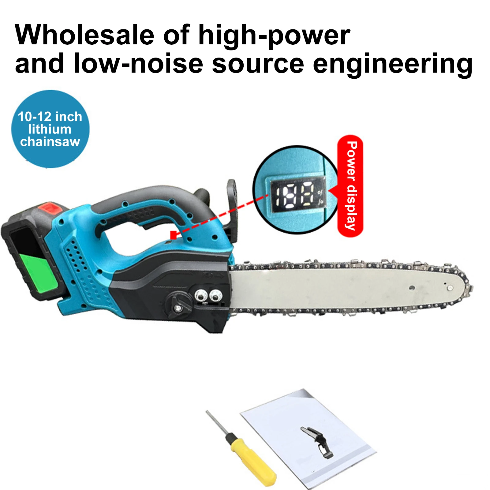 Handheld Tree Saw  Pruning for Cutting Seniors Friendly Single-Hand Use Chain Saw with Overload Protection for Landscaping Parks