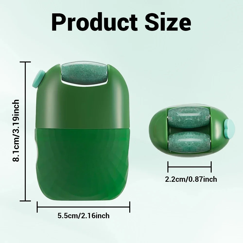 2 in 1 Rullo di ghiaccio per il viso Cura della pelle Bellezza Lifting Strumenti di contorno Vassoi per cubetti di ghiaccio Palline di globo di ghiaccio Massaggiatore per il viso Cura della pelle Bellezza