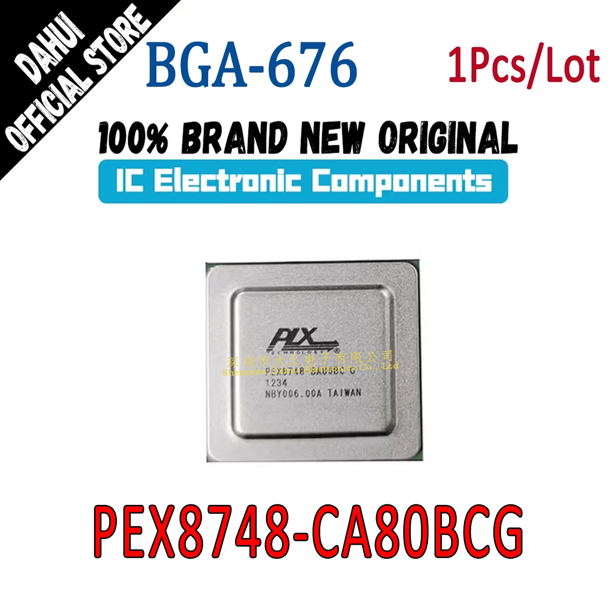 

PEX8748-CA80BC G PEX8748 PEX8748-CA80BCG BGA-676 chip IC new original