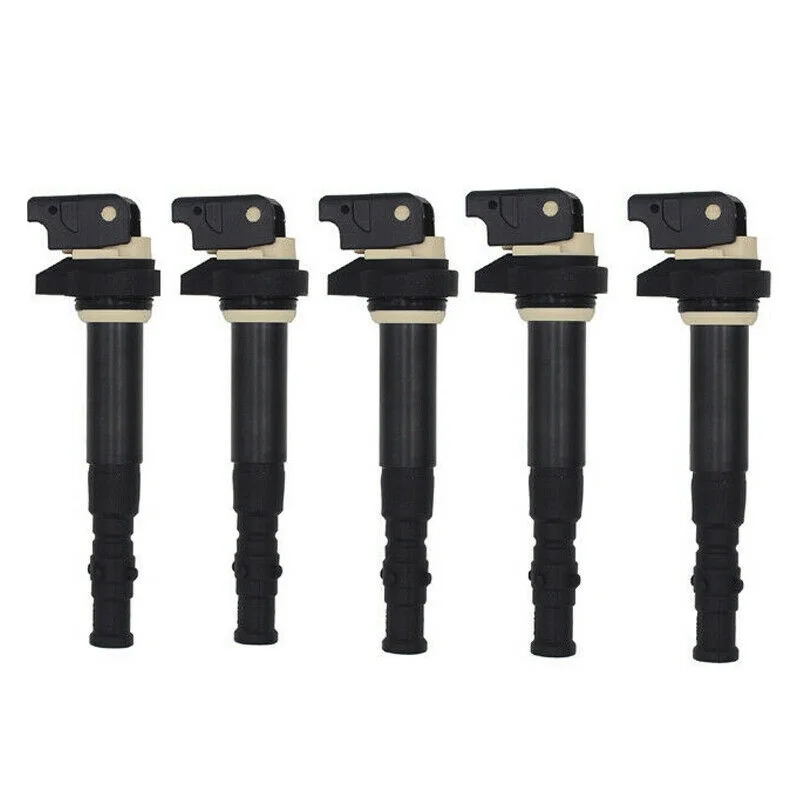 

5Pcs Ignition Coil 12137835108 For BMW M5 M6 2006-2010 5.0L V10 E60 E63 E64