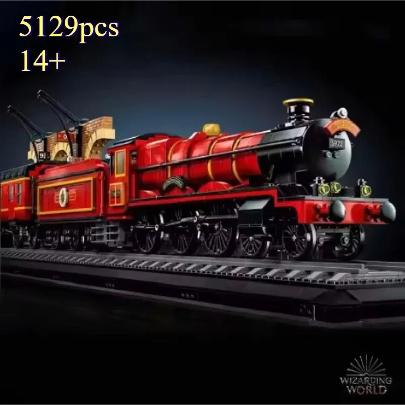 5129ピース コレクターズエディション 76405 118CM ホグワーツ特急列車 組み立てセット ブロック ミニフィギュア付き おもちゃ 子供の誕生日プレゼント