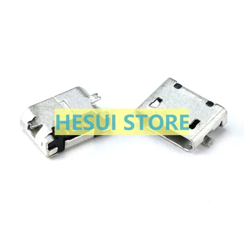1/10PCS All copper Micro 5P socket SMD without rolled edge USB base braid