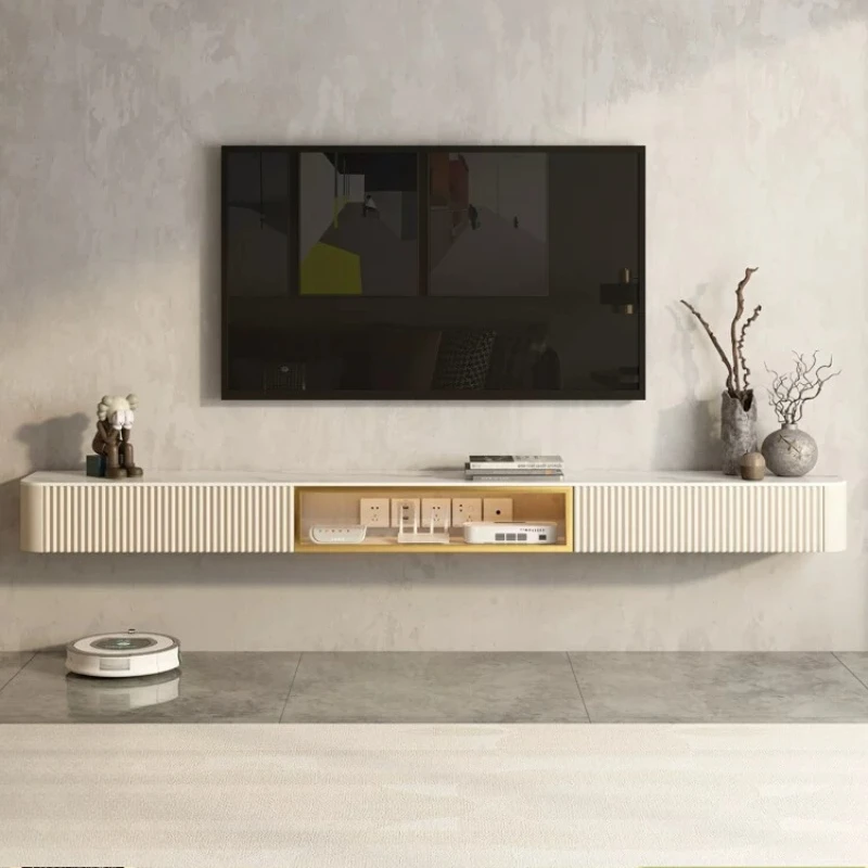 Floating Luxury Custom Cabinet Long 180Cm Danish Unique Storage Tv Cabinet Lounges Space Saving Fernseherschrank Furniture Home